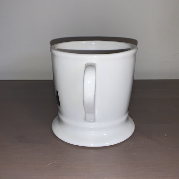 Anthropologie Cream and Black Ceramic Letter L Monogram Mug - Picture 3 of 7
